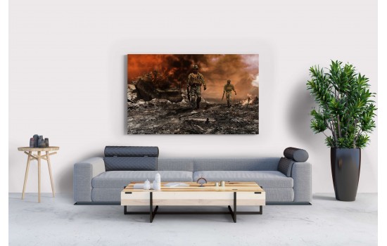 İlüstrasyon Deniz Piyadeleri Tablosu