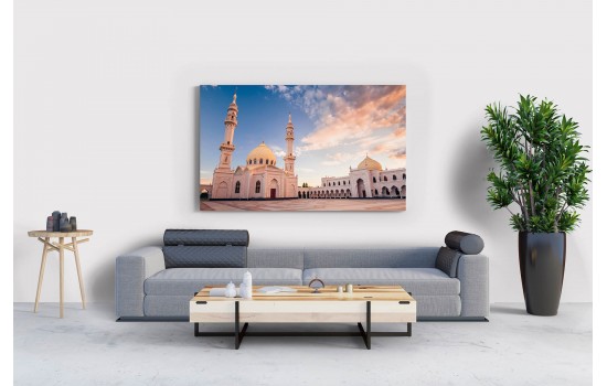 Günbatımında Rusya'da Bir Camii Tablosu
