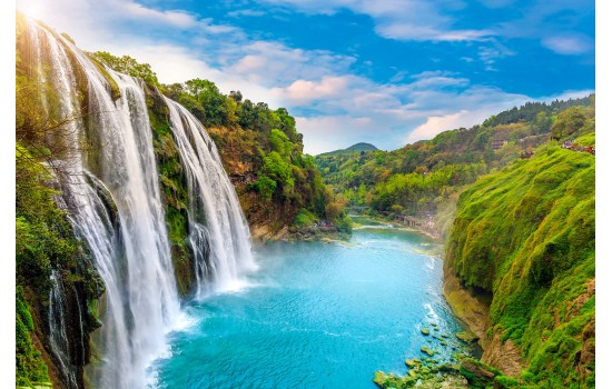 Çin'de Nehir ve Dağlar Tablosu