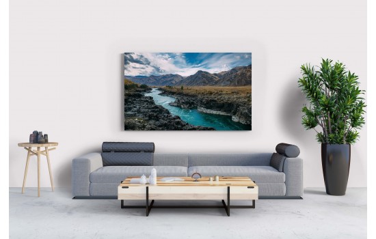 Altay Dağları Katun Nehri Tablosu Altay Dağları Katun Nehri Tablosu