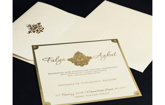 Alyans Düğün Davetiyesi 2026