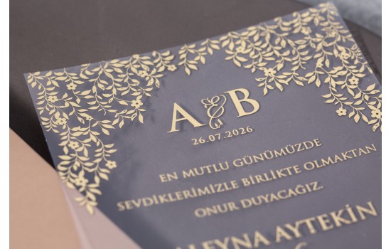 Fenomen Düğün Davetiyesi 7154 Fenomen Düğün Davetiyesi 7154
