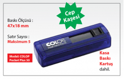 COLOP Pocket Stamp Plus 30 Cep Kaşesi